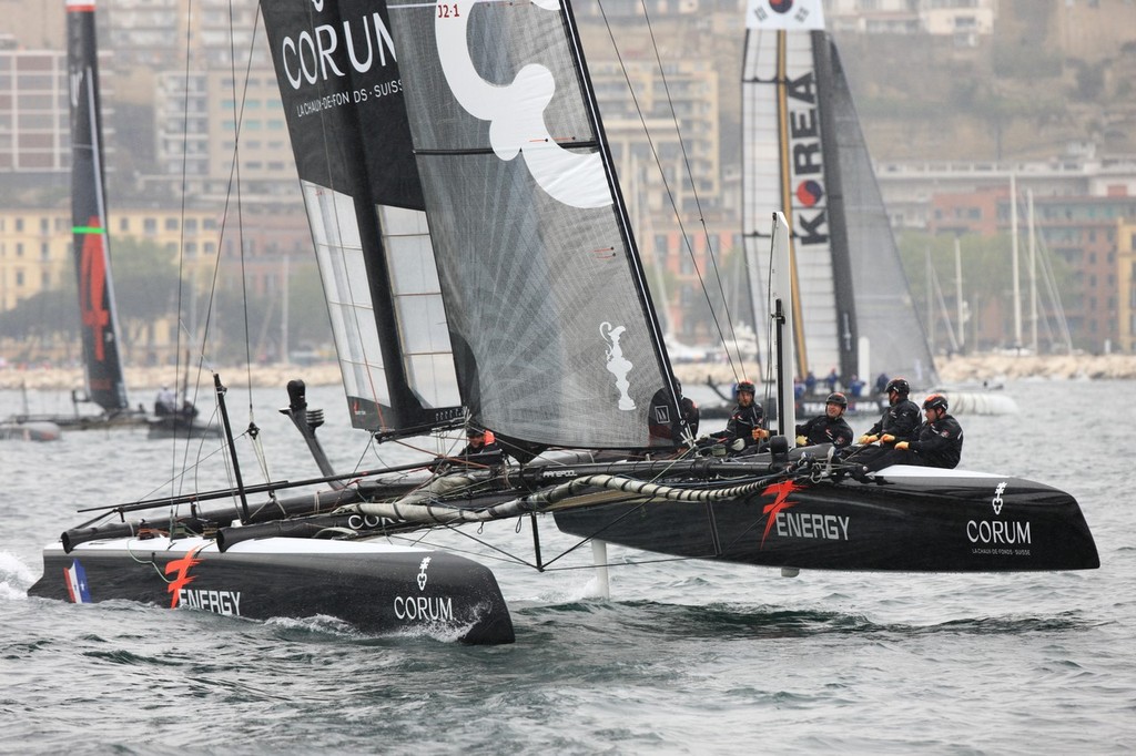 Energy Team - America’s Cup World Series Naples 2012 © ACEA - Photo Gilles Martin-Raget http://photo.americascup.com/